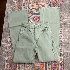 Pacsun Minty Green High Rise Bootcut 23